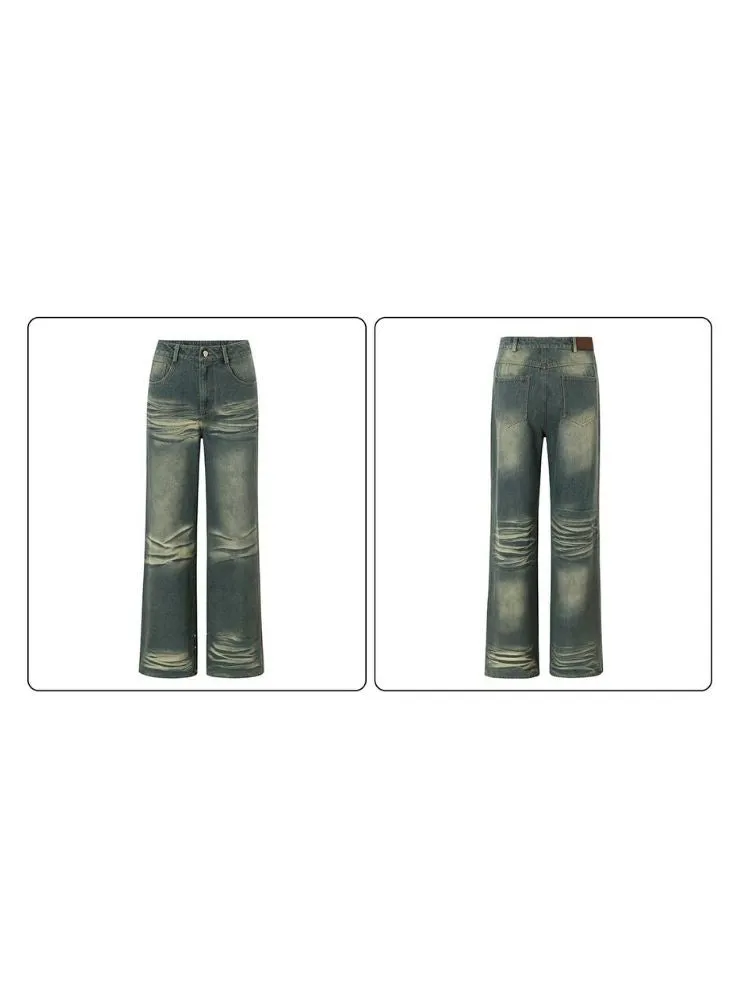 Retro Distressed Jeans【s0000003372】