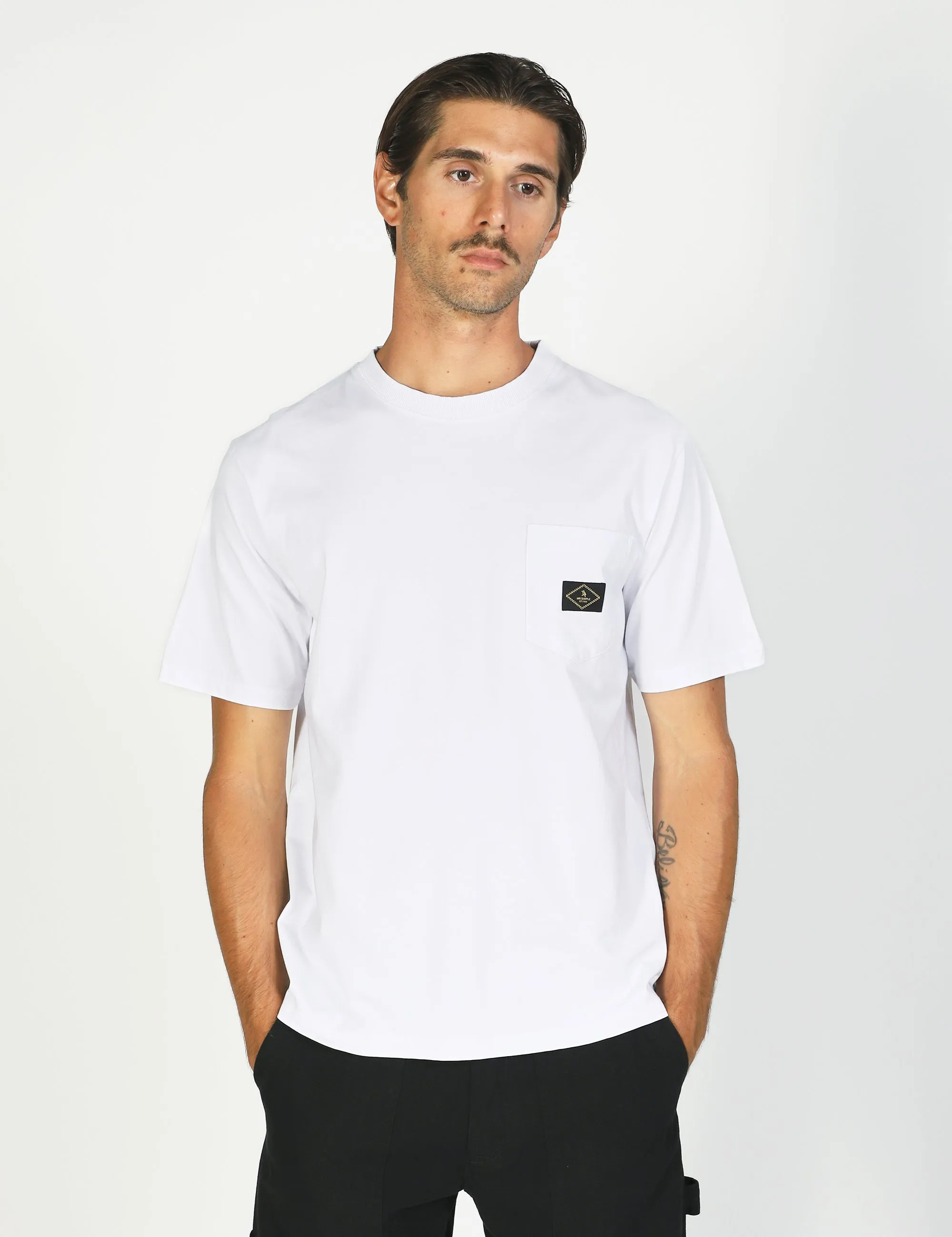 Scout Heavy Weight Pocket Tee - White