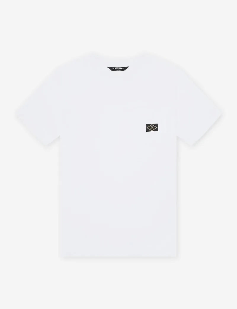 Scout Heavy Weight Pocket Tee - White