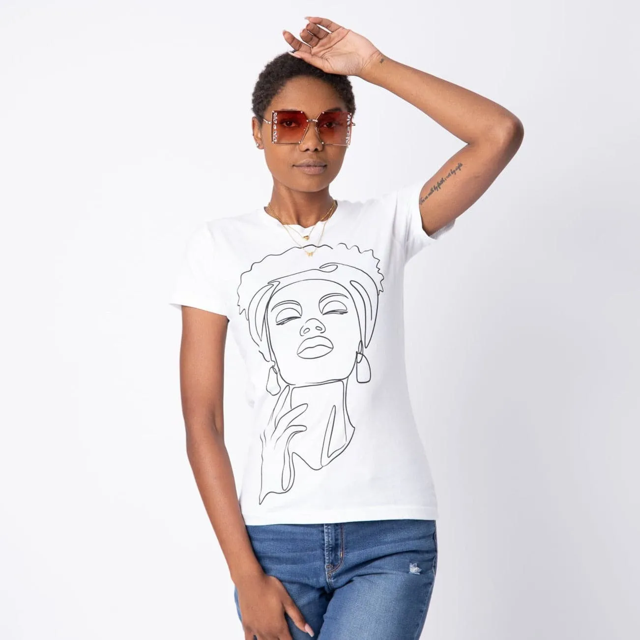 Simple Beauty Pose T-Shirt