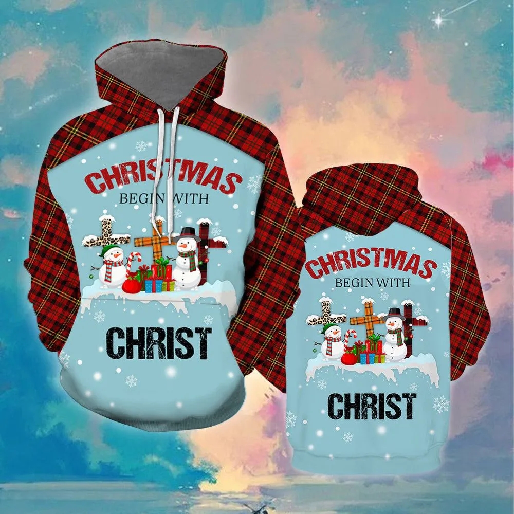 Snowman Mery Christmas All Over Print 3D Hoodie For Men And Women, Christmas Gift, Warm Winter Clothes, Best Outfit Christmas