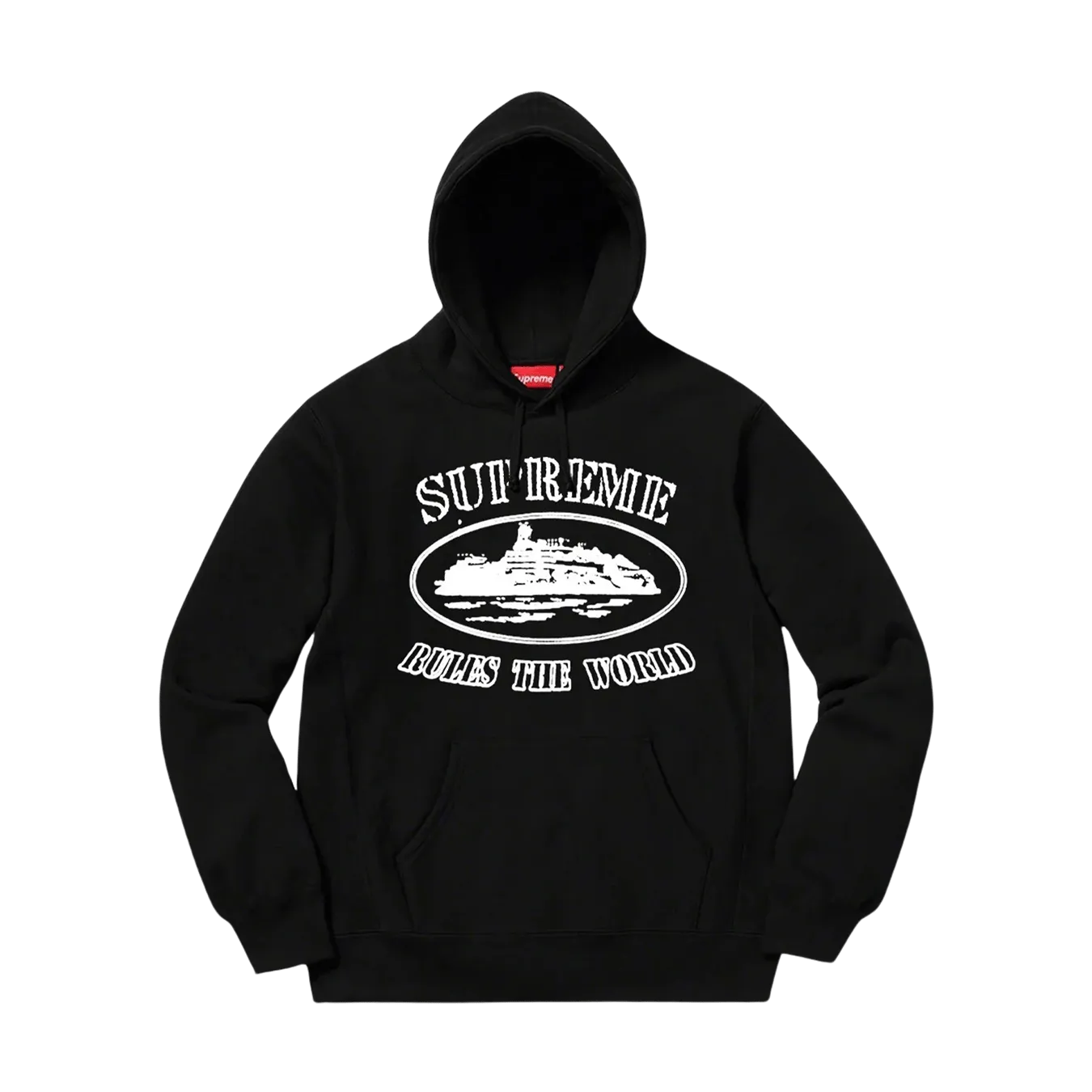 Supreme Corteiz Rules The World Hoodie Black