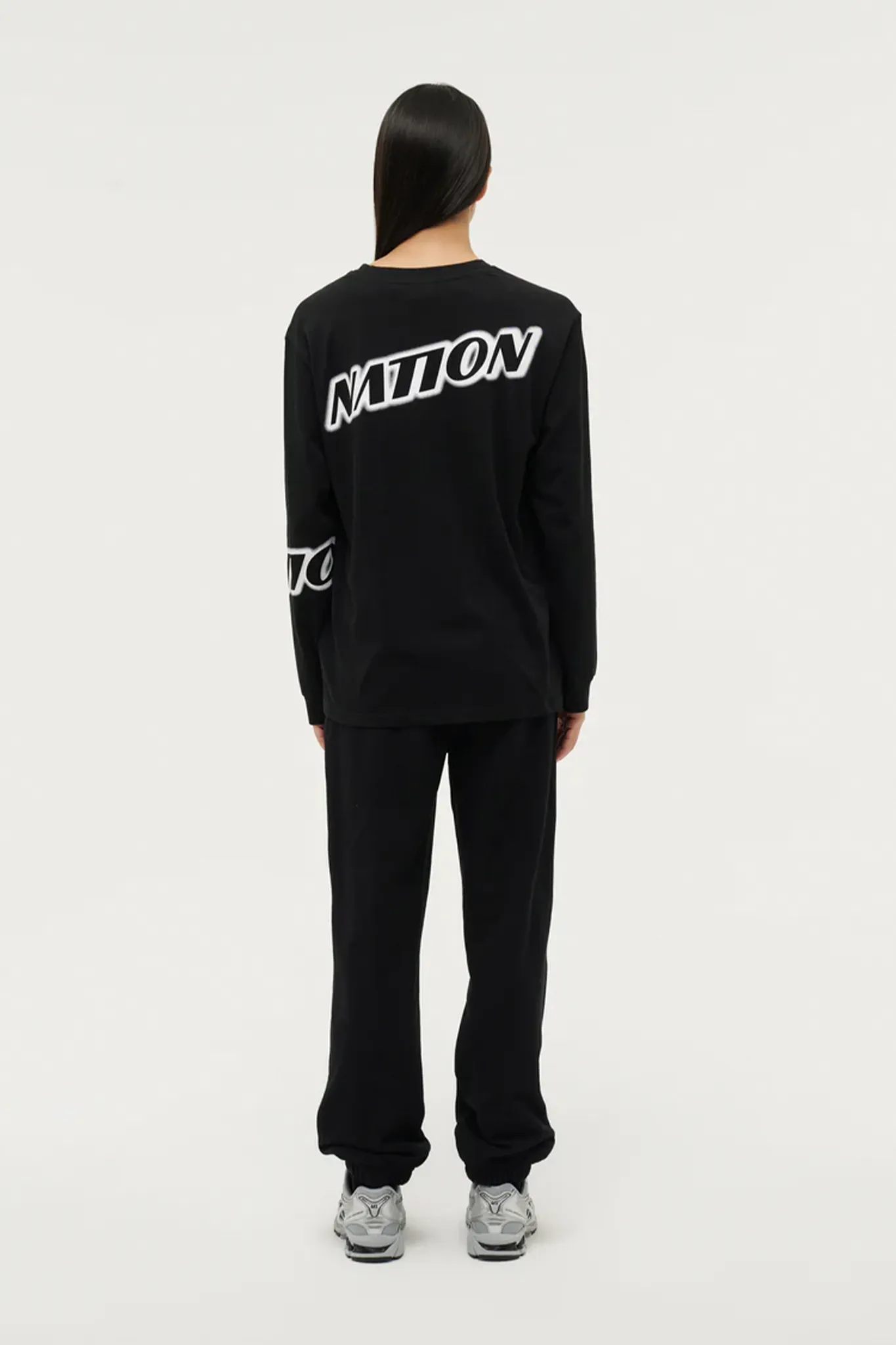 Tie Break LS Tee | Black