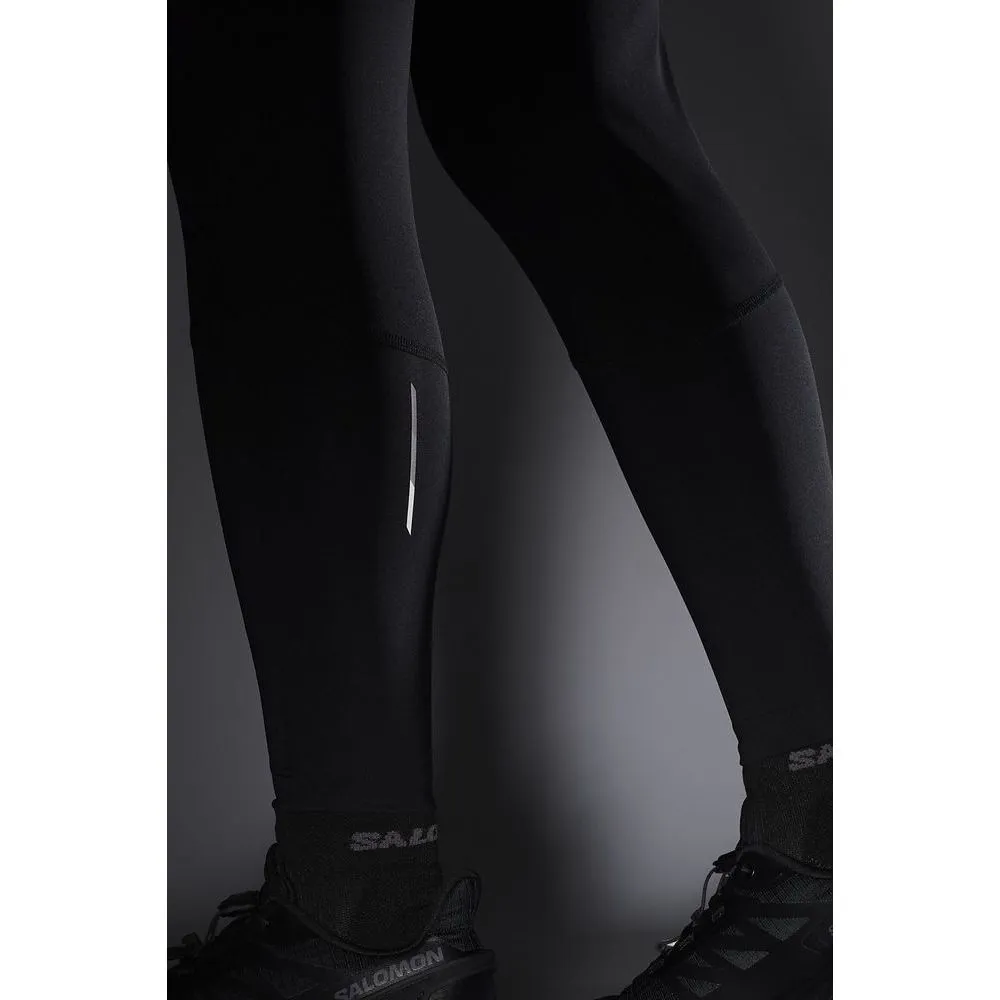 Womens Cross Run 25" Tights - Deep Black