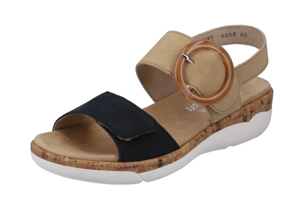 Women's Remonte Jocelyn 53 Color: Pacific/ Sand