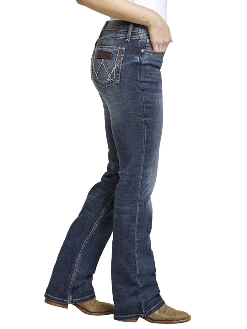 Wrangler Women Retro Mae Mid-rise Bootcut Jeans