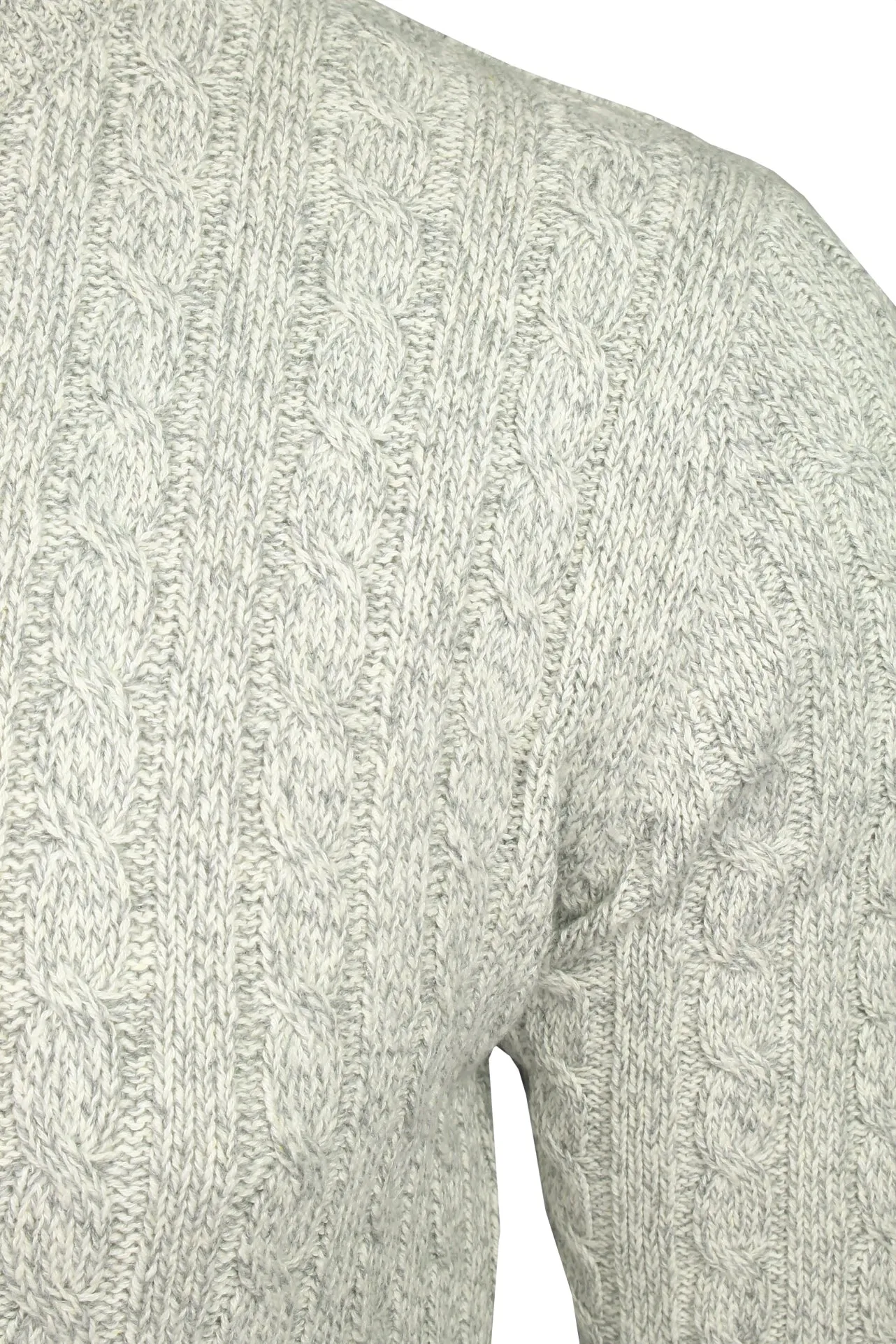 Xact Men's Sustainable Cotton Rich Cable Knit Jumper