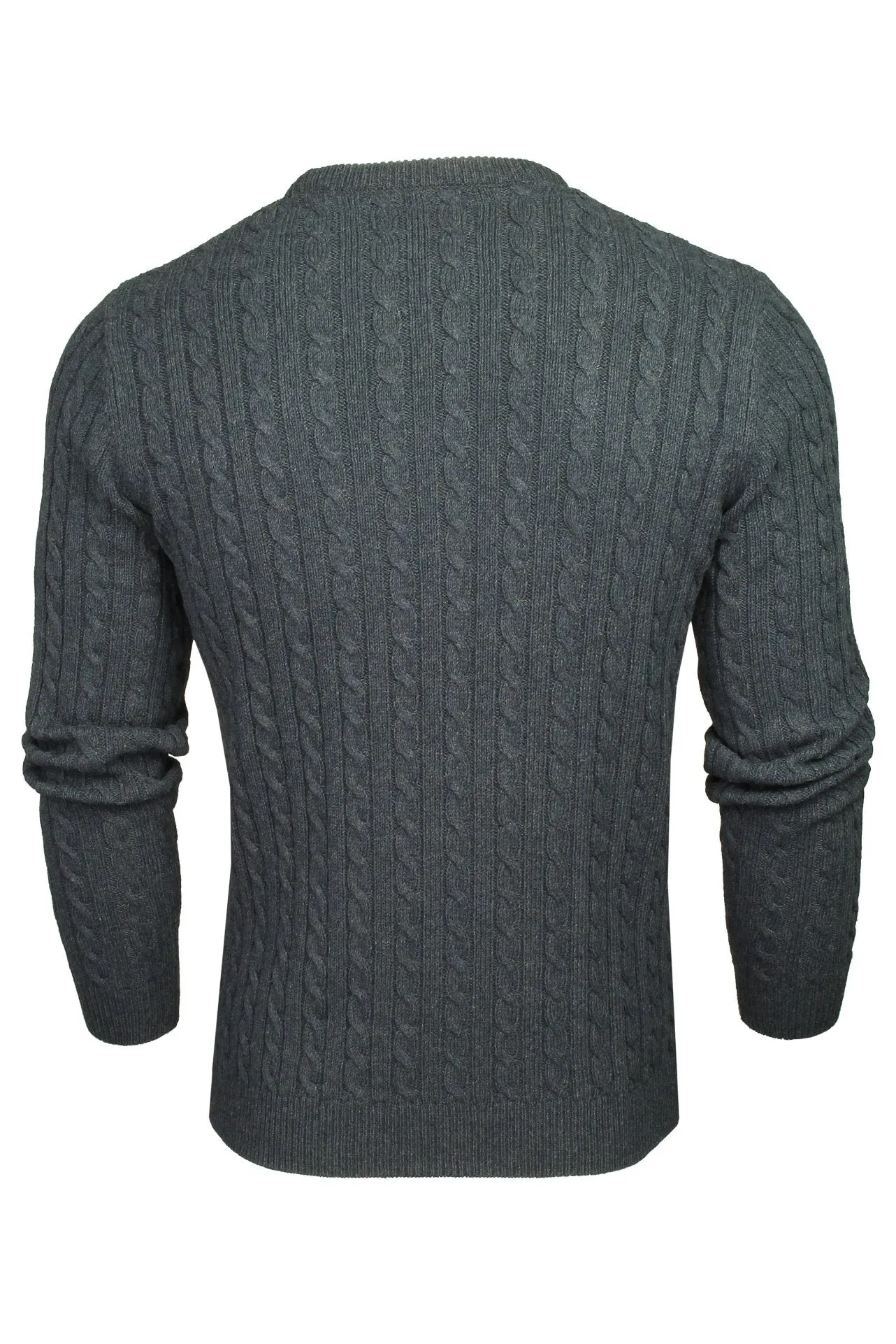 Xact Men's Sustainable Cotton Rich Cable Knit Jumper